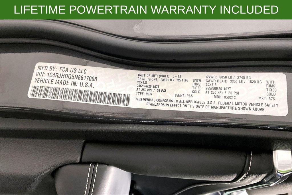 2022 Jeep Grand Cherokee Overland