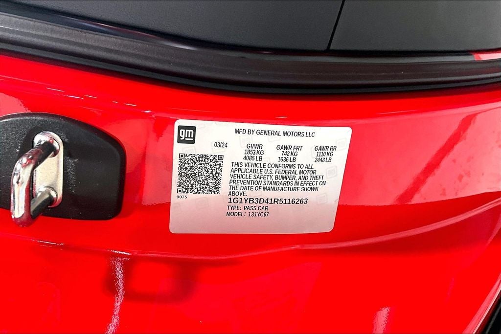 2024 Chevrolet Corvette Stingray 2LT