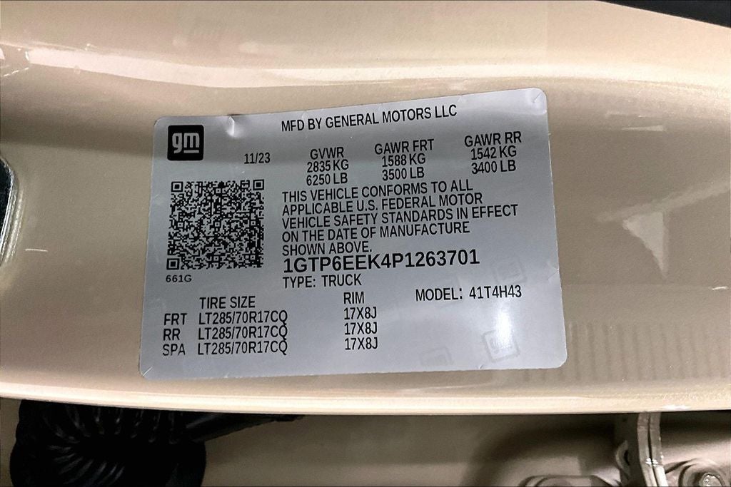 2023 GMC Canyon AT4X