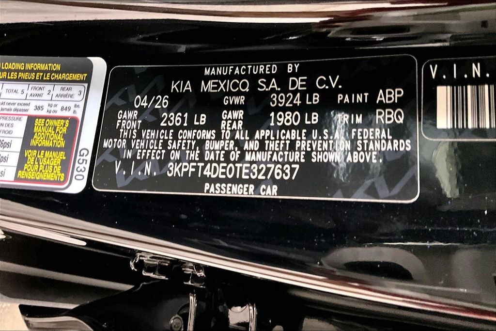 2026 Kia K4 LX