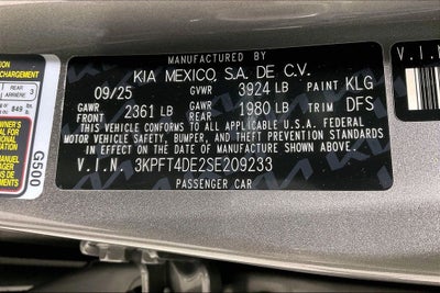 2025 Kia K4 LXS