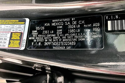 2026 Kia K4 LX