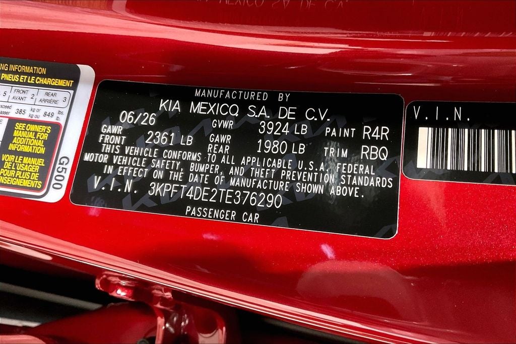 2026 Kia K4 LXS