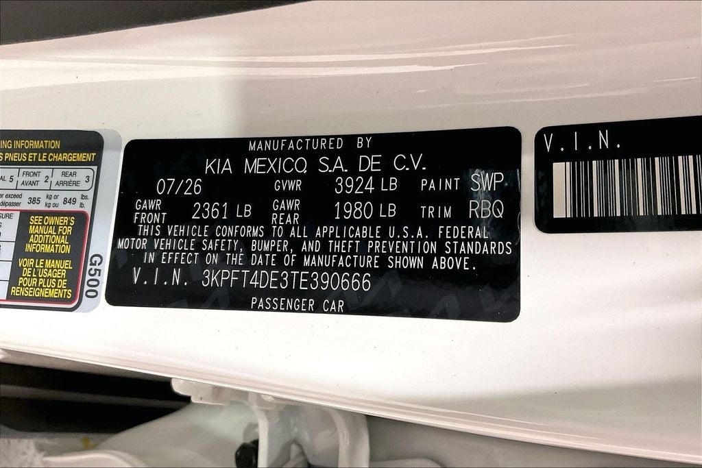 2026 Kia K4 LXS