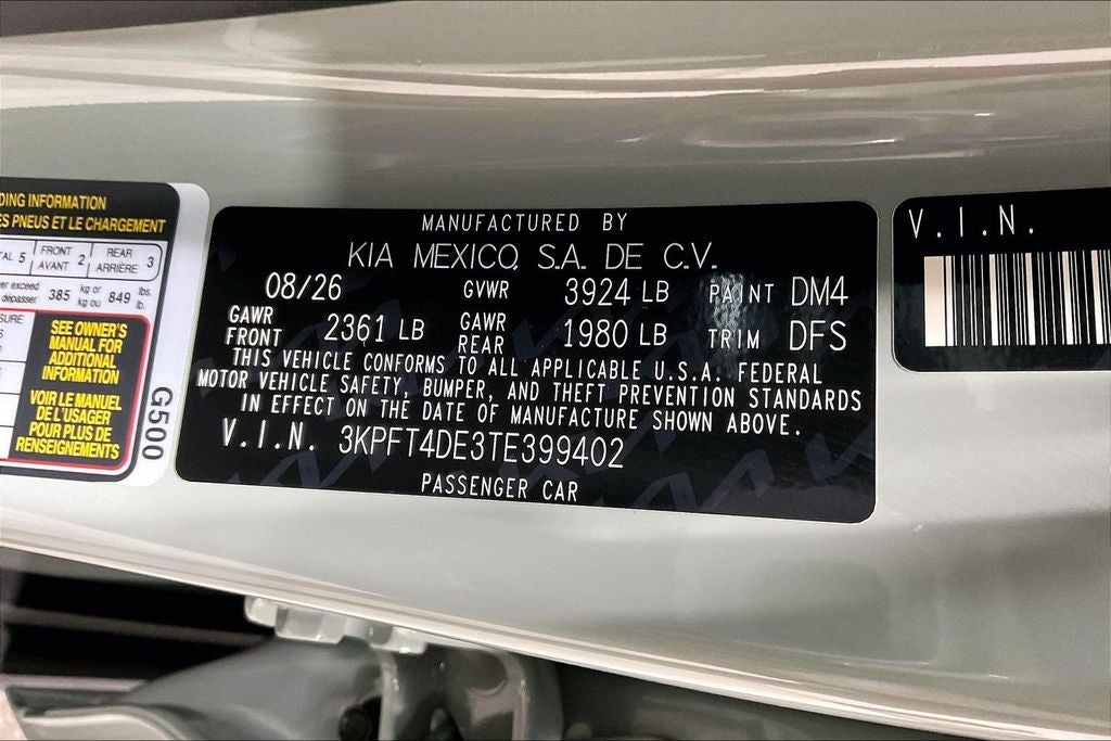 2026 Kia K4 LXS