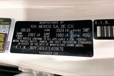 2026 Kia K4 LX