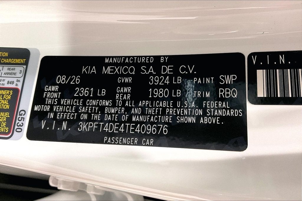 2026 Kia K4 LX