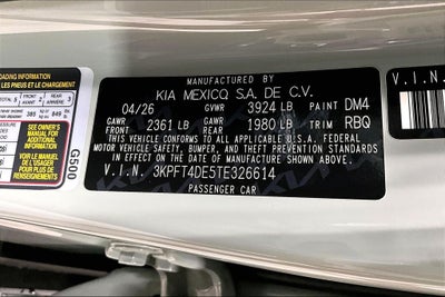 2026 Kia K4 LXS