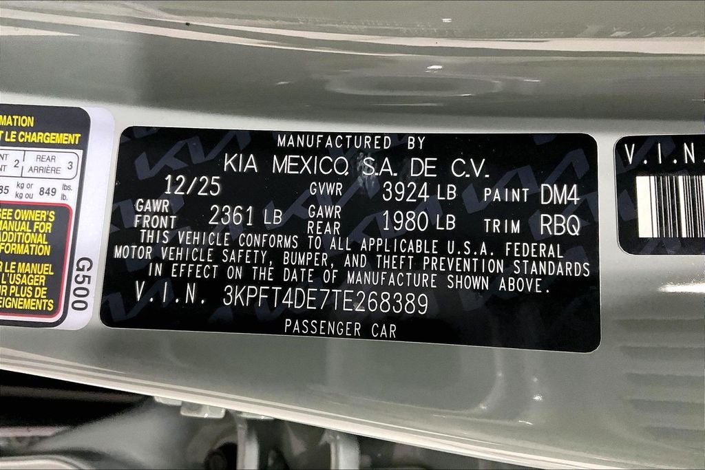 2026 Kia K4 LXS