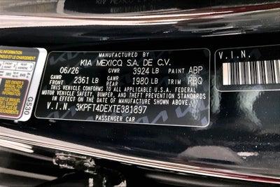 2026 Kia K4 LX