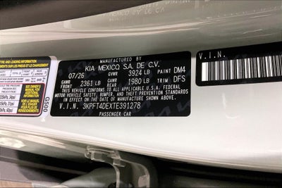 2026 Kia K4 LXS