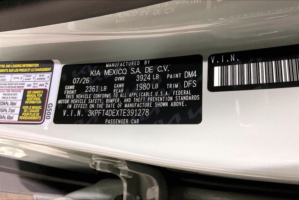 2026 Kia K4 LXS