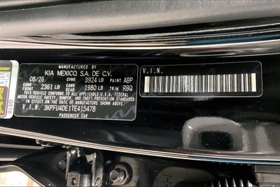 2026 Kia K4 EX