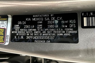 2025 Kia K4 EX