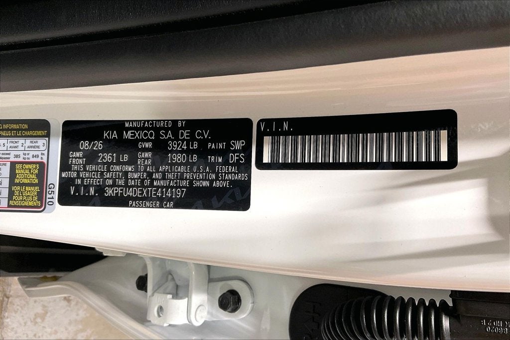 2026 Kia K4 EX