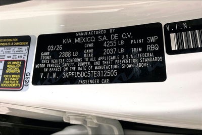 2026 Kia K4 GT-Line Turbo