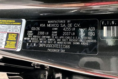 2026 Kia K4 GT-Line Turbo