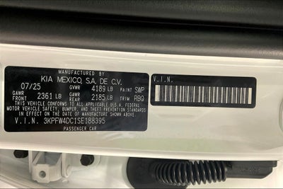 2025 Kia K4 GT-Line Turbo