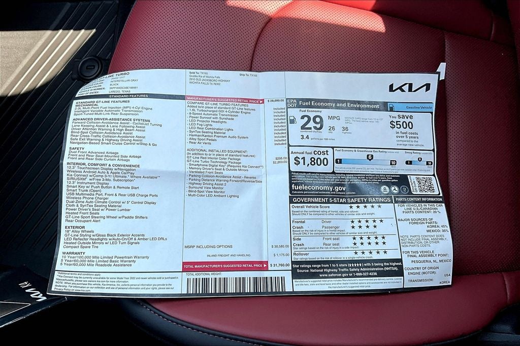 2025 Kia K4 GT-Line Turbo