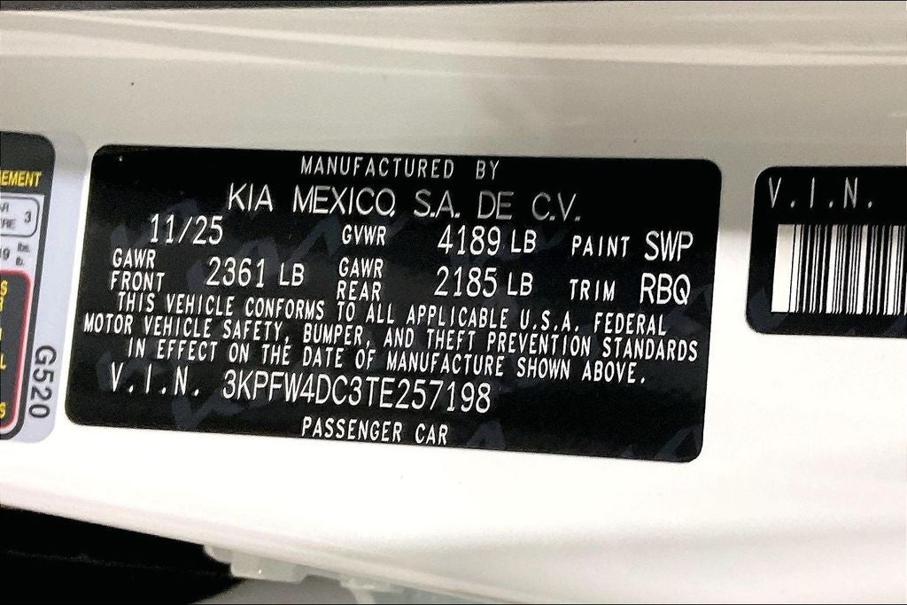 2026 Kia K4 GT-Line Turbo