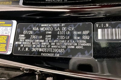 2026 Kia K4 GT-Line