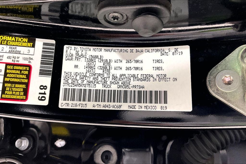 2019 Toyota Tacoma TRD Off-Road V6