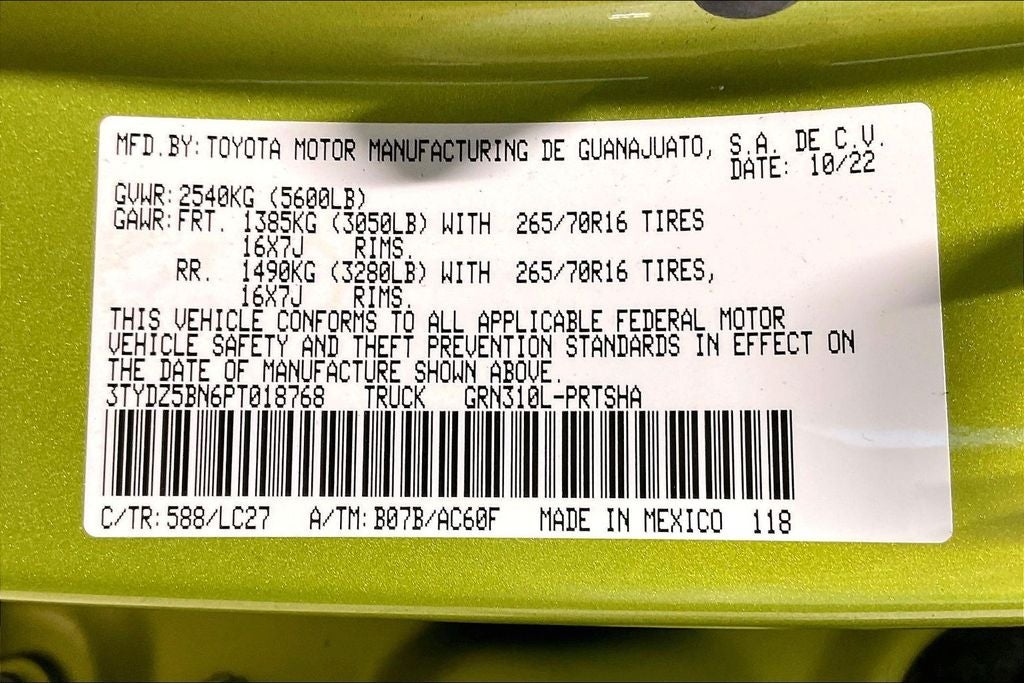 2023 Toyota Tacoma TRD Off-Road V6