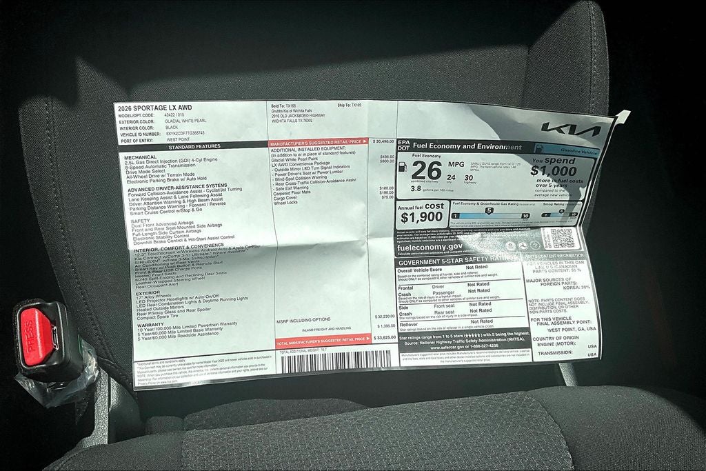 2026 Kia Sportage LX