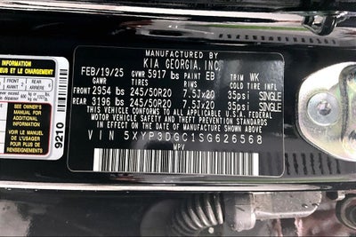 2025 Kia Telluride EX