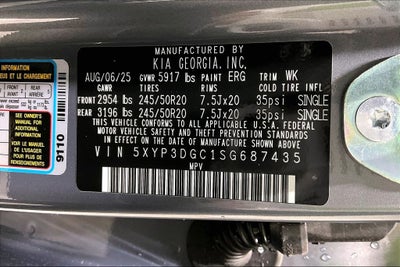 2025 Kia Telluride EX