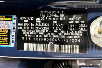 2025 Kia Telluride S