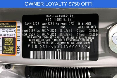 2027 Kia Telluride EX