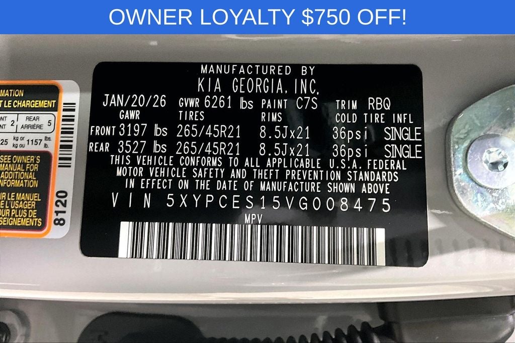 2027 Kia Telluride EX