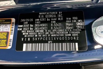 2027 Kia Telluride X-Line EX