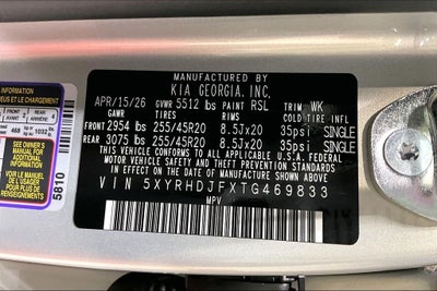 2026 Kia Sorento X-Line EX