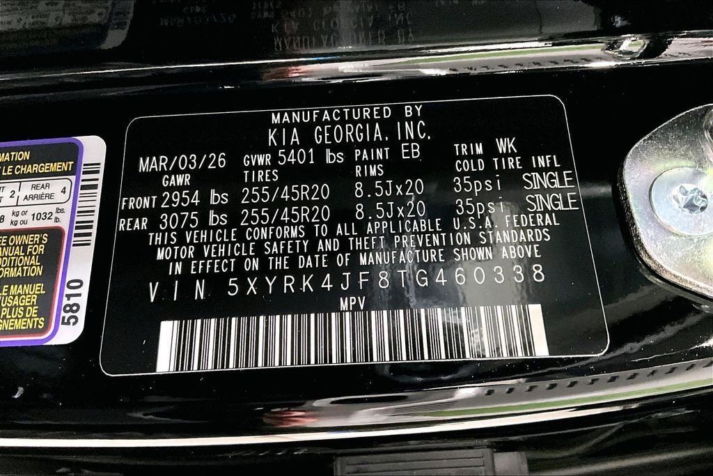 2026 Kia Sorento SX