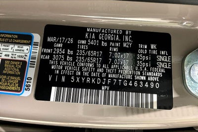 2026 Kia Sorento X-Pro SX Prestige