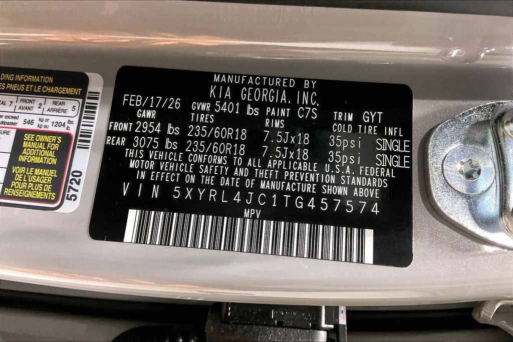 2026 Kia Sorento S