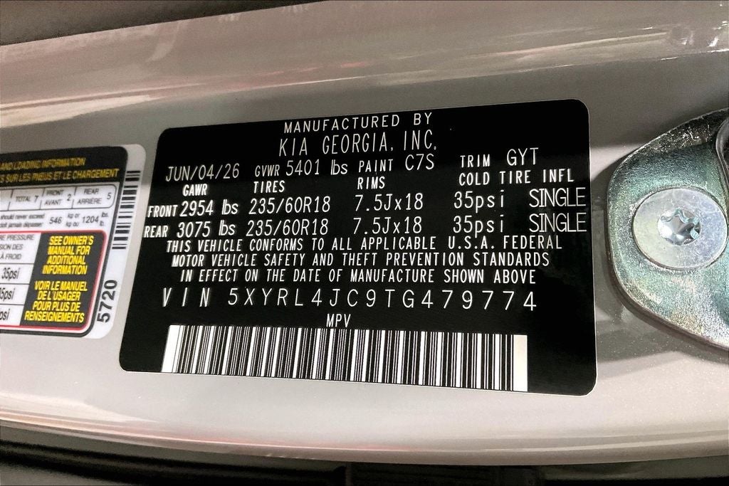 2026 Kia Sorento S