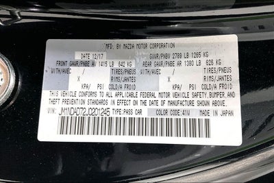 2018 Mazda Mazda Miata Grand Touring