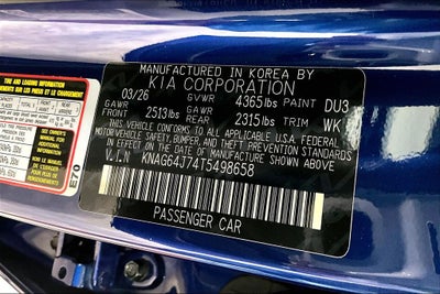 2026 Kia K5 GT-Line