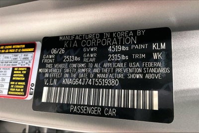 2026 Kia K5 GT-Line