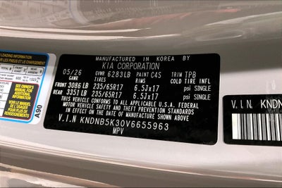 2027 Kia Carnival LXS