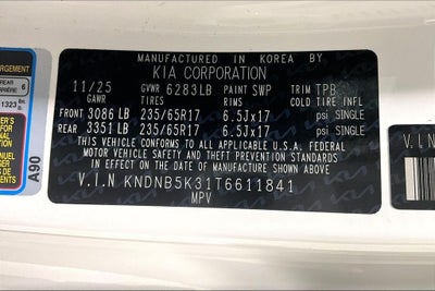 2026 Kia Carnival LXS