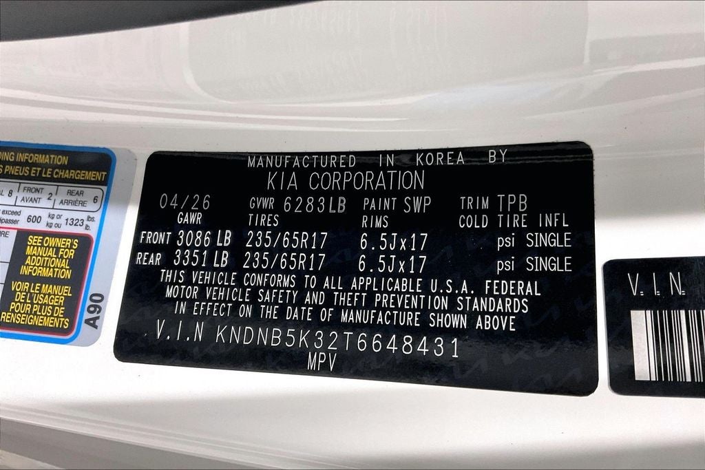 2026 Kia Carnival LXS