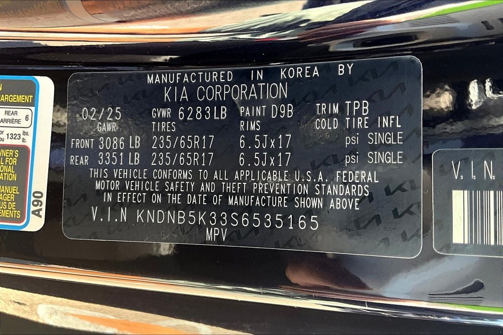 2025 Kia Carnival LXS