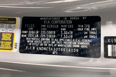 2026 Kia Carnival EX