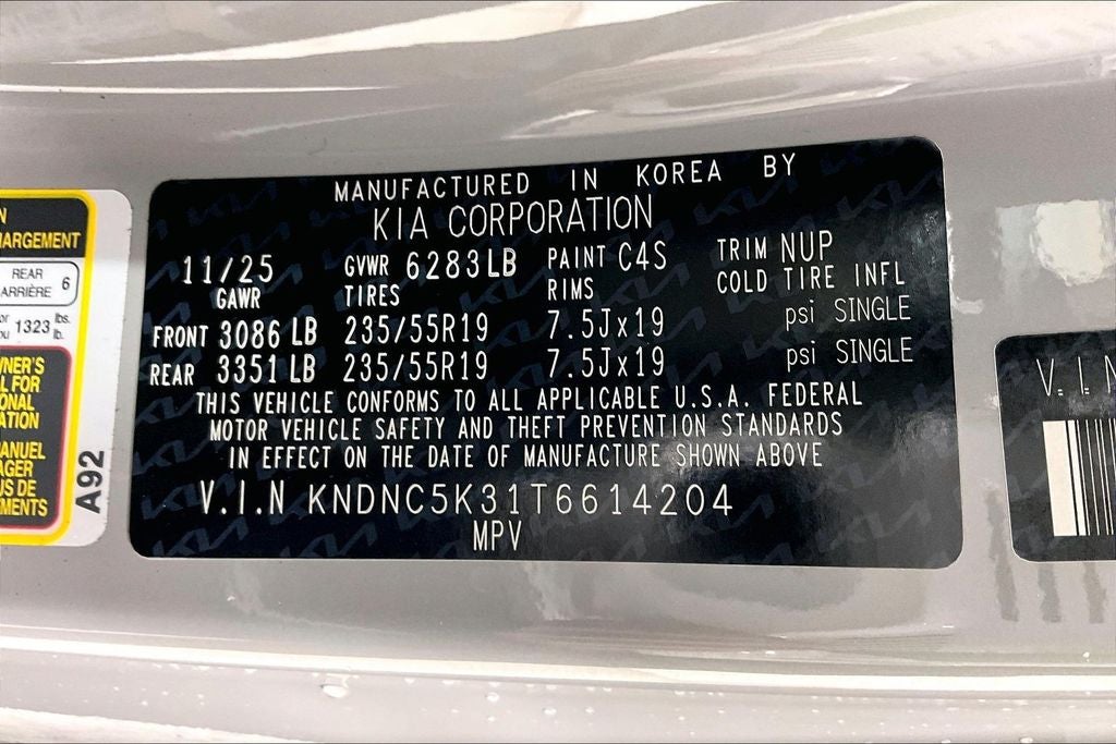 2026 Kia Carnival EX