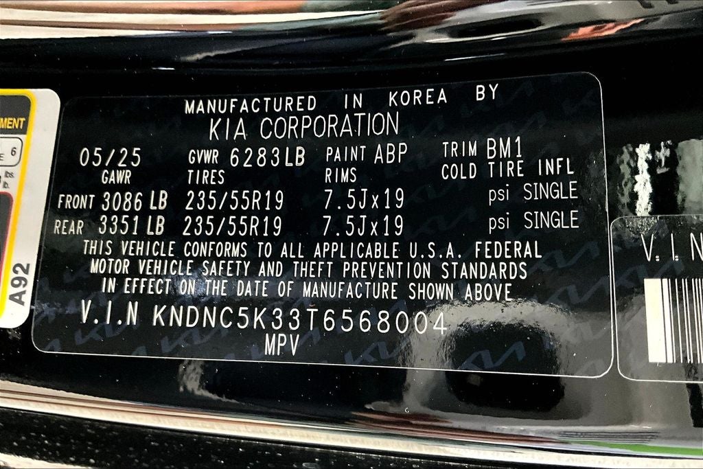 2026 Kia Carnival EX