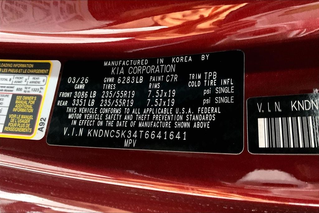 2026 Kia Carnival EX